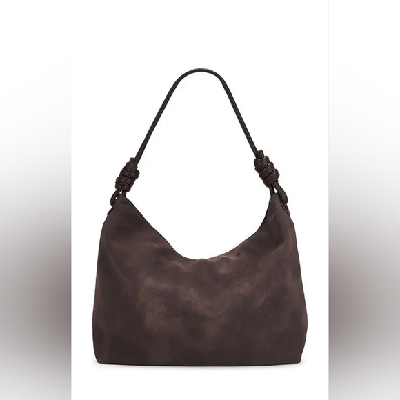 8 Other Reasons Handbags - 8 OTHER REASONS COLD SHOULDER LEATHER TOTE BAG NWT COFFEE BROWN